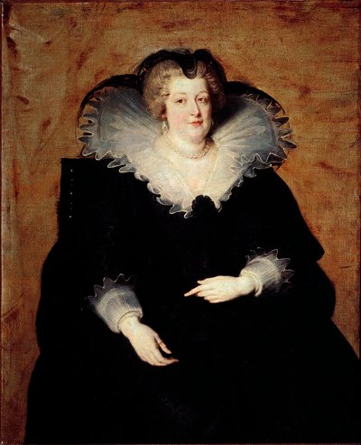 Portret van de koningin van Frankrijk Marie de Medicis door Peter Paul Rubens