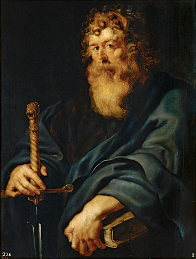Sint Paulus de apostel door Peter Paul Rubens