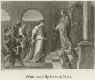 Salomo en de koningin van Sheba door Peter Paul Rubens