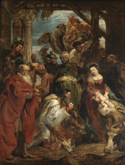 De aanbidding der wijzen door Peter Paul Rubens
