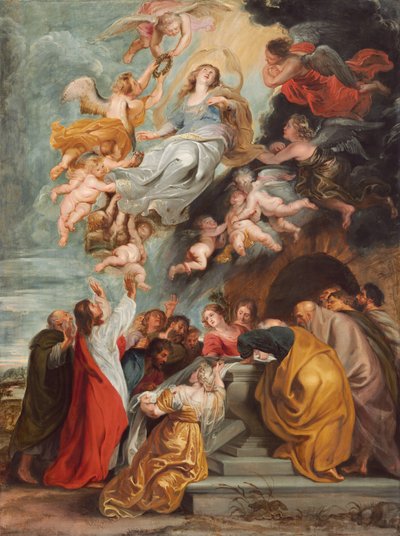 De Hemelvaart van de Maagd, ca. midden jaren 1620 (olieverf op paneel) door Peter Paul Rubens