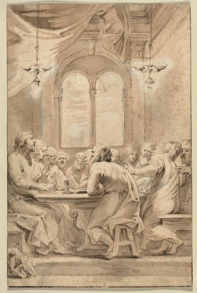Het laatste avondmaal door Peter Paul Rubens