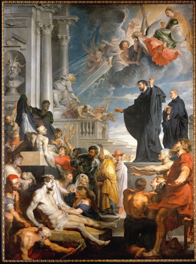De wonderen van Franciscus Xaverius door Peter Paul Rubens