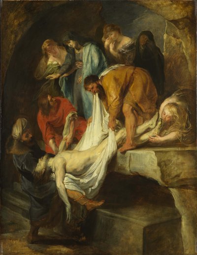 De graflegging van Christus door Peter Paul Rubens