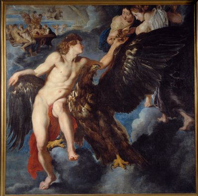 De ontvoering van Ganymedes door Peter Paul Rubens
