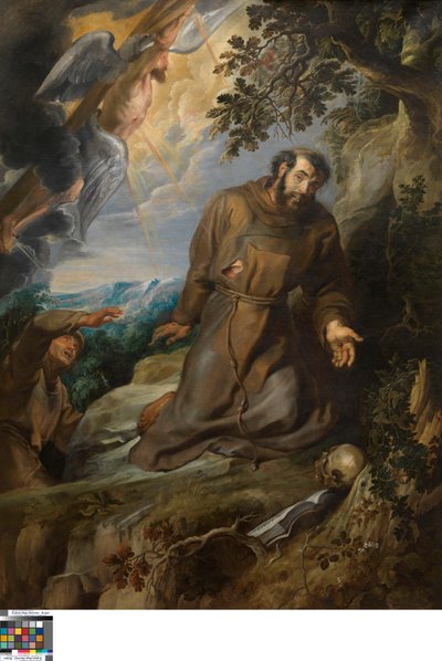 De stigmatisering van Franciscus van Assisi door Peter Paul Rubens
