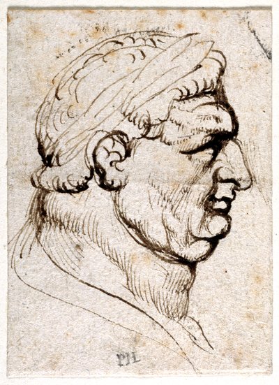 Vitellius, uit tien tekeningen van acht van de eerste twaalf Caesars, naar de medailles van Giovanni da Cavino door Peter Paul Rubens