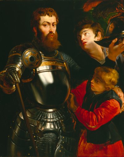 Krijger door Peter Paul Rubens