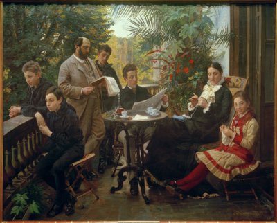 Hirschsprung, Heinrich; Deense tabaksfabrikant, mecenas en kunstverzamelaar (oprichter van de Hirschsprung-collectie in Kopenhagen); Kopenhagen 7 door Peder Severin Krøyer