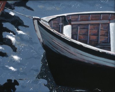Kade: Stockholm, 2004 (olieverf op doek) door Peter Wilson