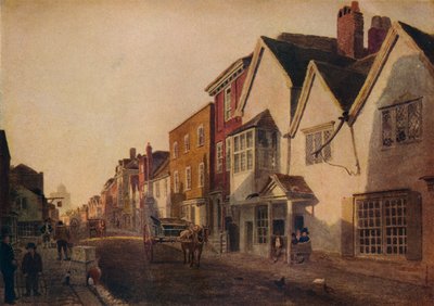 Eton High Street, 19e eeuw, 1924 door Peter de Wint