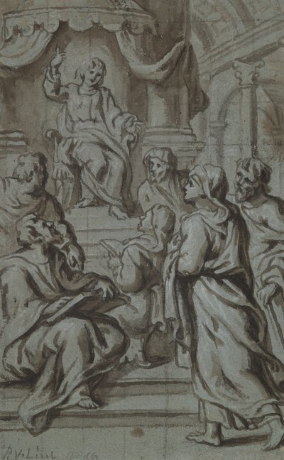 Christus onder de dokters door Peter van Lint