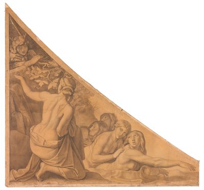 Artemis und Aktaion door Peter von Cornelius