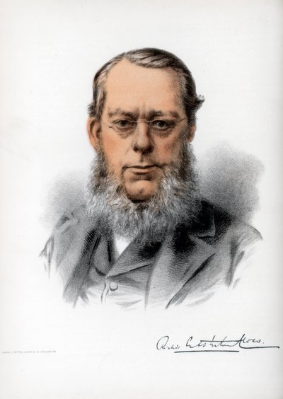 Richard Assheton Cross, 1e burggraaf Cross, Britse staatsman, c1890 door Petter and Galpin Cassell
