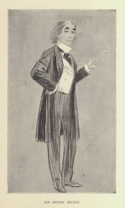 Cartoon door Phil May, uit de jaren 1890 door Phil May