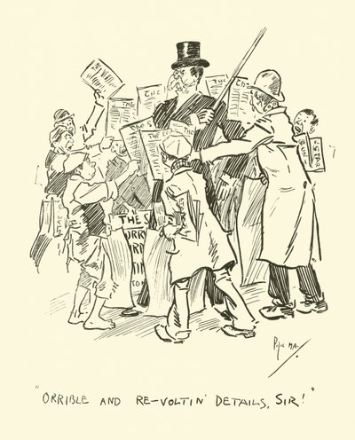 Illustratie voor Phil Mays Gutter-Snipes door Phil May