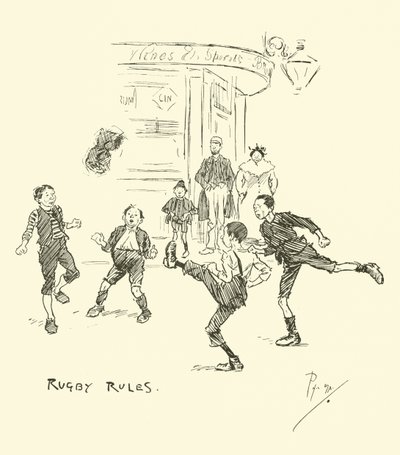 Illustratie voor Phil Mays Gutter-Snipes door Phil May