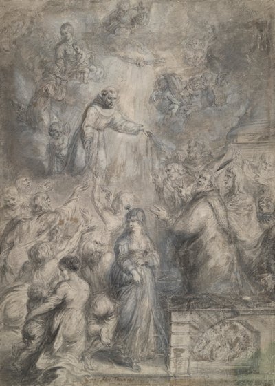 De verdeling van Franciscaanse koorden door Philip Fruytiers