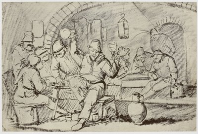 Hemskirk [Van Heemskerck?], Boors Carousing door Philip Henry Delamotte