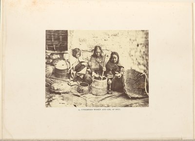 Ongehuwde vrouwen en meisjes in Spiti door Philip Henry Egerton