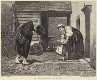 Een les in liefdadigheid door Philip Hermogenes Calderon