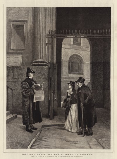 Verlaagde Drie Procenten, Bank of England door Philip Hermogenes Calderon