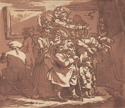 Een Tentoonstelling, 29 januari 1776 door Philip James de Loutherbourg
