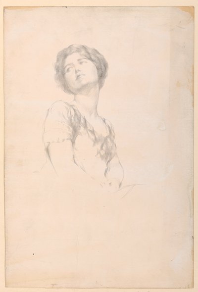 Portret van een vrouw door Philip Leslie Hale