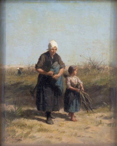 Terugkeer van arbeid door Philip Lodewijk Jacob Frederick Sadee