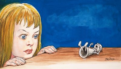 Alice door het kijkglas door Philip Mendoza