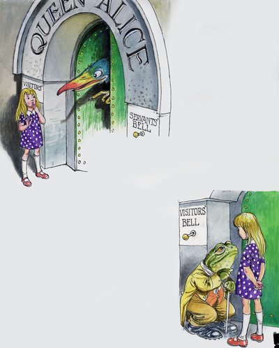 Alice door het kijkglas door Philip Mendoza