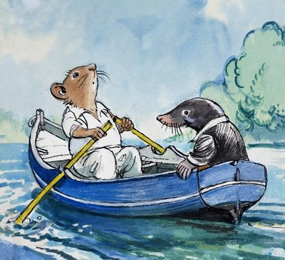 De wind in de wilgen door Philip Mendoza
