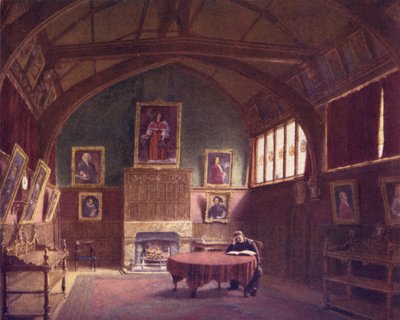 Hal van Barnards Inn, Holborn, 1886 door Philip Norman