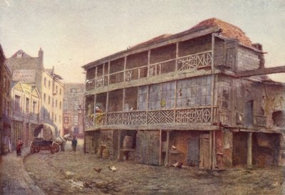 Laatste van Kings Head Inn, Southwark, 1884 door Philip Norman