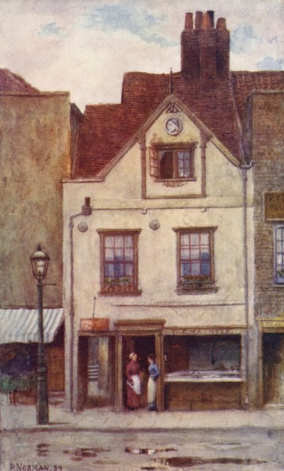 Maunders Viswinkel, Cheyne Walk, 1887 door Philip Norman