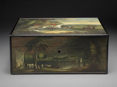 Antieke brievenbus omgebouwd tot een humidor, ca. 1840 door Philip Reinagle