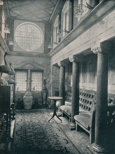Marmeren Hal op No 1 Holland Park door Philip Webb