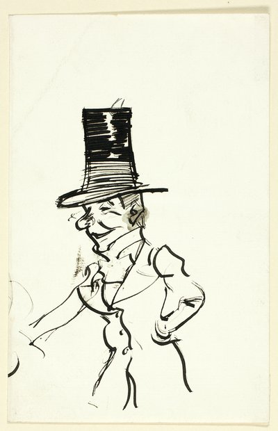 Portret van Paul Maitland, kunstenaar door Philip William May
