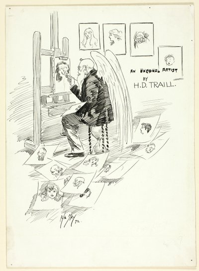 Studie voor omslag door Philip William May