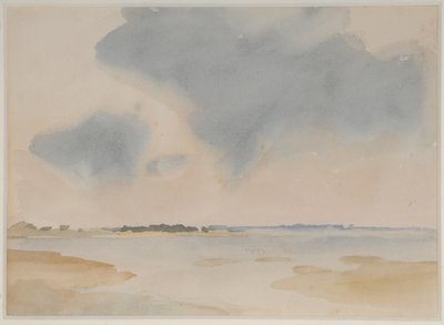 (aquarel op papier) door Philip Wilson Steer