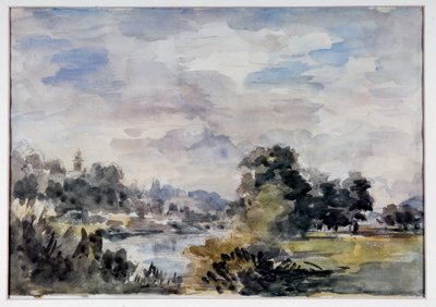 Uitzicht nabij Bridgnorth, c.1925 door Philip Wilson Steer