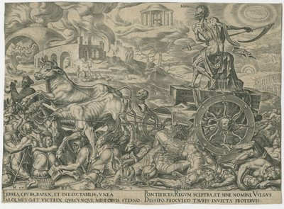 De Triomf van de Dood, ca. 1565 door Philipp Galle