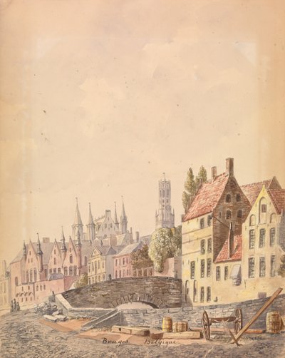 Brugge door Philippe Auguste de Peellaert