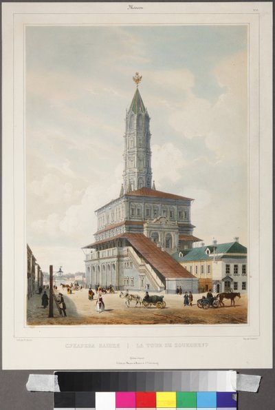 De Sukharev-toren in Moskou door Philippe Benoist