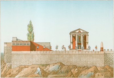 Tempel van Cora, gerestaureerd door Labrouste door Philippe Benoist