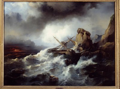 Schipbreukscène door Philippe Tanneur