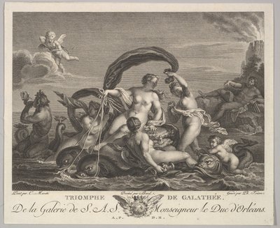 De triomf van Galatea door Philippe Triere