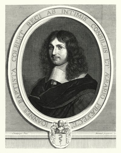 Jean-Baptiste Colbert, Franse staatsman door Philippe de (after) Champaigne