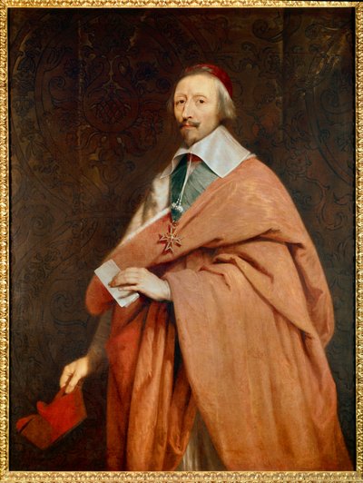 Armand Jean du Plessis, Kardinaal de Richelieu (1585-1642): portret door het atelier van Philippe de Champaigne (1602-1674) door Philippe de (studio of) Champaigne