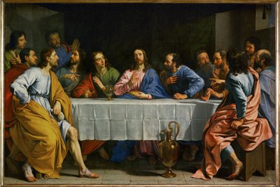 La cene - het laatste avondmaal ... door Philippe de Champaigne